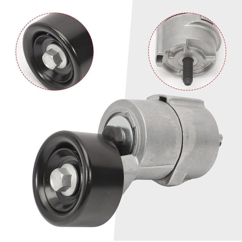 GNXFixt Tensioner & Serpentine V-Ribbed Belt & Idler Pulley Kit for 2.0L 2.4L Sonata Tucson Optima Hybrid Sorento for Sportage Turbo 252122G760 2528125000 2528825001 - Image 5